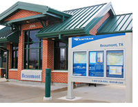 Amtrak Station in Beaumont Texas